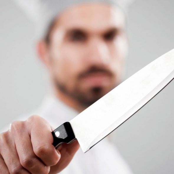 cuchillo cebollero cocinero